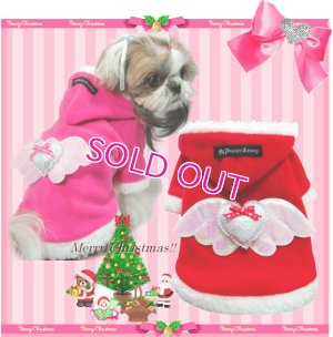画像5: 【在庫限り】【XL】【レッド】【999円】可愛いウイング＆ハートのフード【puppyzzang】クリスマス【xmas】