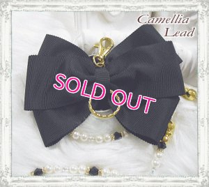 画像6: 【New】愛犬用★エレガントNewカメリアリボンのビーズリード・ホワイト〜5kg Chaneri  