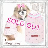 ★メール便無料【ポイント10倍+ハンガー】愛犬用/新作/夏/シルバースターパフTEE Puppyzzang