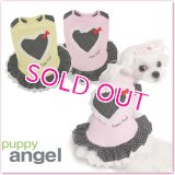 【30%OFF】【犬 服】【PUPPYANGEL】ドッティーハートドレス【メール便無料】