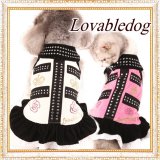 【再々入荷】【犬 服】【2480円】カメリア＆クラウンストーンのクールキュートなワンピース【LOVABLEDOG】