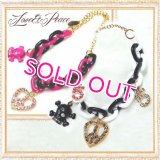 【セール】【メール便無料】ラブアンドピースのネックレス　Love&Peace Necklace【コカパパ】