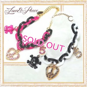 画像1: 【セール】【メール便無料】ラブアンドピースのネックレス　Love&Peace Necklace【コカパパ】