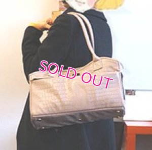 画像8: 【送料無料】Parisdog　クロコ型押し風キャリーバッグ【Mannish Pet Bag】【Lサイズ】