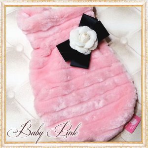 画像14: 【sale】【新色】【犬 服】【カメリアリボン付】PETCOふわふわコート【メール便OK】