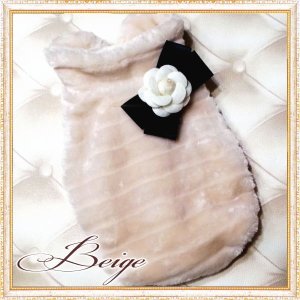 画像12: 【sale】【新色】【犬 服】【カメリアリボン付】PETCOふわふわコート【メール便OK】
