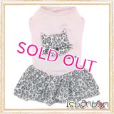 【新作】【在庫限り】【2180円】【犬 服】ピンキーヒョウ柄ワンピース【ISBONBON】【メール便OK】