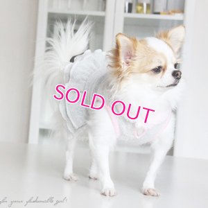 画像11: 【犬 服】【30％OFF】【Sale3680円】 Cocoニッティードドレスグレー【PrettyPet】【メール便OK】