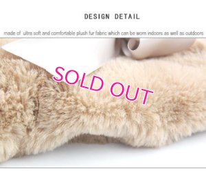 画像7:  【犬 服】【30％OFF】【Sale3380円】 プラッシュファードレスベージュ【PrettyPet】【メール便OK】