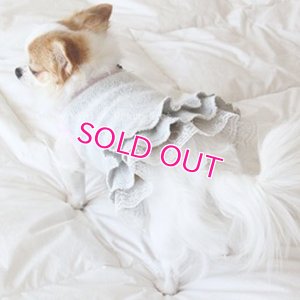 画像6: 【犬 服】【30％OFF】【Sale3680円】 Cocoニッティードドレスグレー【PrettyPet】【メール便OK】
