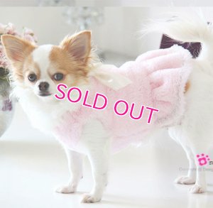 画像2: 【犬 服】【30％OFF】【Sale3380円】 プラッシュファードレスピンク【PrettyPet】【メール便OK】