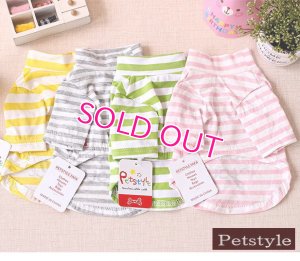 画像9:  【犬 服】【早割999円】【新作】ボーダーロンTEE【Petstyle】【メール便OK】