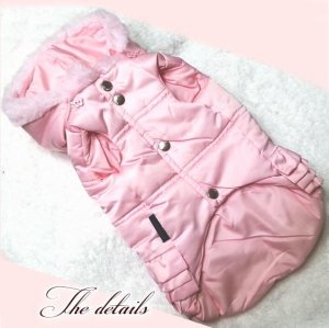 画像11: 【犬 服】【在庫限り】【40％OFF】【Sale4180円】プリティチッカコート　ピンク【PrettyPet】【メール便無料】