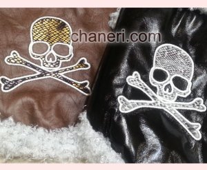 画像5: 【犬 服】【新作】 ロックなスカルのボアコート【doggystar】【コカパパ妹】【メール便OK】