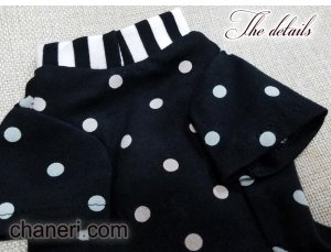 画像8: 【Sale】【犬服】オシャレなモノクロ長袖TEE【PUPPYZZANG】【メール便OK】