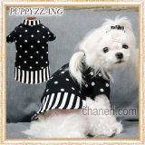 【Sale】【犬服】オシャレなモノクロ長袖TEE【PUPPYZZANG】【メール便OK】