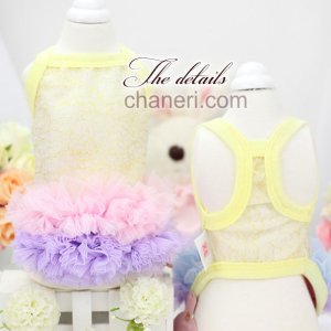 画像8: 【在庫限り】【夏バーゲン】【1080円】【犬 服】２段チュチュのキャミワンピ【Lollypop】【メール便OK】