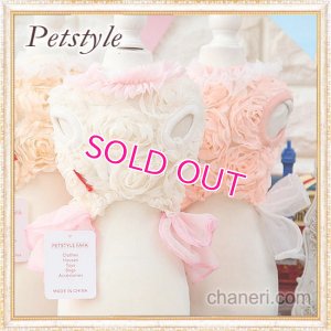 画像9: 【再入荷】【Sale】【1680円】【犬 服】Roseモチーフワンピース【petstyle】【メール便OK】