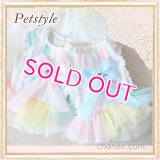 【最終Sale】【在庫限り】【1180円】マカロンカラ－のワンピース【petstyle】【メール便OK】