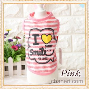 画像8: 在庫sale【犬 服】スマイル ボーダー TEE 【Petstyle】【メール便OK】在庫限り