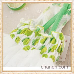 画像2: 【サマーセール】【最終sale】【580円】【犬 服】ライムチュチュワンピース【Petstyle】【メール便OK】 