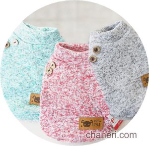 画像16: 【Sale】【1080円】【犬 服】MIXニット長袖TEE【Petstyle】【メール便OK】【裏起毛】