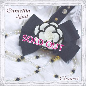 画像3: 【New】愛犬用★エレガントNewカメリアリボンのビーズリード・ホワイト〜8kg Chaneri  