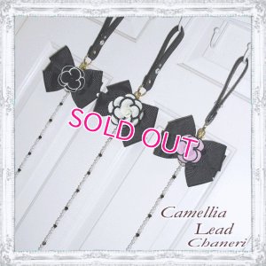 画像8: 【New】愛犬用★エレガントNewカメリアリボンのビーズリード・ホワイト〜8kg Chaneri  