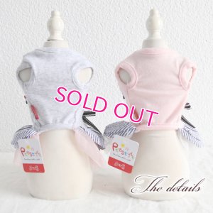 画像4: 犬 服 犬の服 ドッグウェア ワンピース ワンピ 春 新作 Paris タグ チュチュ Cute ワンピース【メール便可】