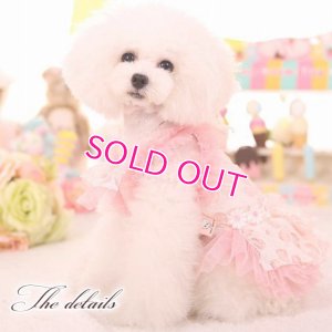 画像7: 犬 服 犬の服 ドッグウェア ワンピース ワンピ 春 夏 新作 MKO フラワー レース チュチュ Dress【メール便可】