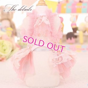 画像17: 犬 服 犬の服 ドッグウェア ワンピース ワンピ 春 夏 新作 MKO フラワー レース チュチュ Dress【メール便可】