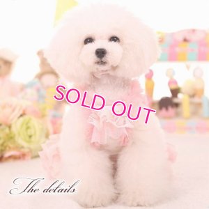 画像8: 犬 服 犬の服 ドッグウェア ワンピース ワンピ 春 夏 新作 MKO フラワー レース チュチュ Dress【メール便可】