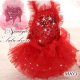 在庫限り 犬の服 Sale  ラグジュアリー スパンコール＆チュチュDress【メール便無料】パーティー イベント