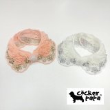 愛犬のアクセサリーつけ襟　ローズケープ（L)【cockerpapa】コカパパ