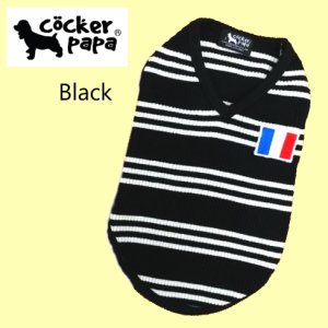 画像6: 愛犬の服【春夏新作】フランスストライプVネック Tシャツ【cockerpapa】メール便OK