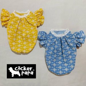 画像1: 愛犬の服/新作Cute フリル レース バルーン Tシャツブラウス 【cockerpapa】【コカパパ】メール便OK