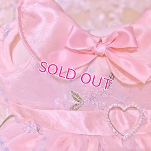 画像5: 【在庫限り】犬 服【ピンク】【M】サテンと刺しゅうレースのワンピース　ドレス