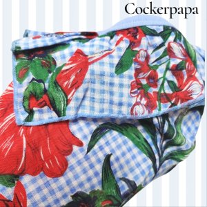 画像14: 【サマーsale】【犬 服】韓国ブランドCockerpapa ギンガムチェック＆ハイビスカスのフリルTEE【コカパパ】【メール便OK】