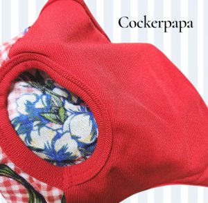 画像13: 【サマーsale】【犬 服】韓国ブランドCockerpapa ギンガムチェック＆ハイビスカスのフリルTEE【コカパパ】【メール便OK】