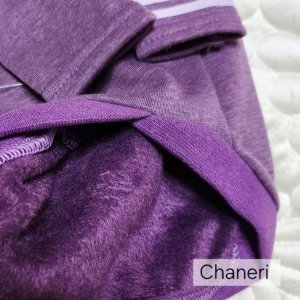 画像7: 【メール便無料】愛犬服 英字ロゴ 長袖 Tシャツ トレーナー 裏起毛 暖かい犬服 犬の冬服 プードル チワワ カッコカワイイ :パープル