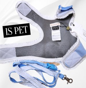 画像11: 高級IS PET ブルー ハーネス＆リードセット フリル フリル チュール 小型犬 チワワ プードル 春夏 お出かけ GW 旅行 上品ブルー