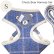 画像4: 【メール便無料】愛犬用 犬服 ペット用 ハーネス SET 犬用 犬 可愛い ベア チェック柄 くま ハーネスセット 胴輪セット 可愛いハーネス 小型犬 散歩 旅行 軽量 簡単装着 ネイビー 紺 (4)