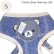 画像5: 【メール便無料】愛犬用 犬服 ペット用 ハーネス SET 犬用 犬 可愛い ベア チェック柄 くま ハーネスセット 胴輪セット 可愛いハーネス 小型犬 散歩 旅行 軽量 簡単装着 ネイビー 紺 (5)