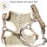 画像10: 【メール便無料】愛犬用 犬服 ペット用 ハーネス SET 犬用 犬 可愛い ベア チェック柄 くま ハーネスセット 胴輪セット 可愛いハーネス 小型犬 散歩 旅行 軽量 簡単装着 ブラウン (10)