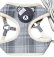 画像5: Sale中【メール便無料】愛犬用 犬服 ペット用 ハーネス SET 犬用 犬 可愛い ベア チェック柄 くま ハーネスセット 胴輪セット 可愛いハーネス 小型犬 散歩 旅行 軽量 簡単装着 グレー (5)
