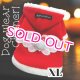 【在庫限り】【XL】【レッド】【999円】可愛いウイング＆ハートのフード【puppyzzang】クリスマス【xmas】