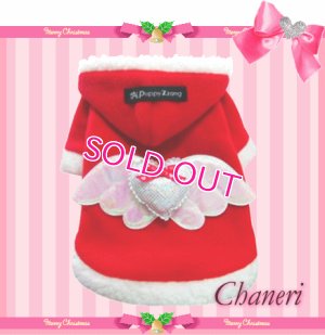 画像3: 【在庫限り】【XL】【レッド】【999円】可愛いウイング＆ハートのフード【puppyzzang】クリスマス【xmas】