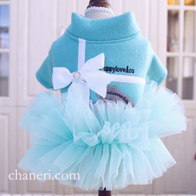 犬 服 犬の服【在庫sale】【限定販売】ティファニーブルー の チュチュDress【メール便可】パーティー イベントセレクト import