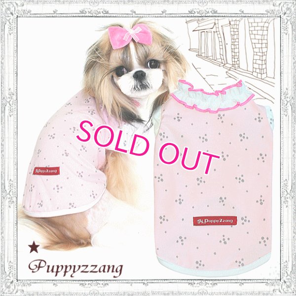 画像1: ★メール便無料【ポイント10倍+ハンガー】愛犬用/新作/夏/シルバースターパフTEE Puppyzzang