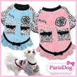 画像1: 【只今2980円】犬 服/メール便OK/秋 冬/新作/カメリアツイードミニドレス/ParisDog/Girl